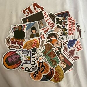10 pack of stranger things stickers